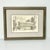 American Mid-Century Americana Rustic Lithograph From Pencil Drawing, Covered Bridge Framed. For Sale - Image 3 of 13