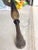 Glass Mid-Century Italian Impoli Large Bottle With Stopper For Sale - Image 7 of 8