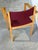 Burgundy Vintage Danish Modern Oak Armchair by Nørgaard, Denmark For Sale - Image 8 of 10
