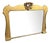 Antique English Carved Wood Gilt Overmantle Mirror, 1800s For Sale