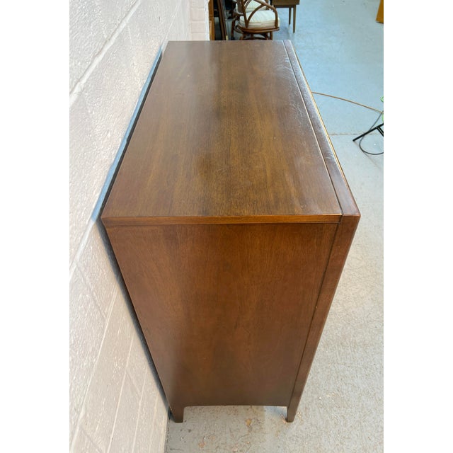 Broyhill "Emphasis" Mid-Century Walnut Highboy Dresser For Sale - Image 10 of 17
