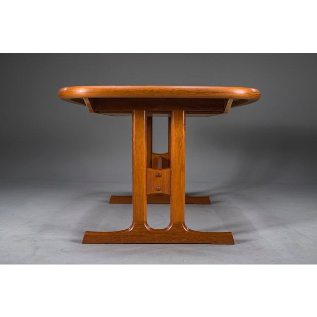 Wood Danish Modern Extendable Teak Dining Table from Glostrup, 1960s For Sale - Image 7 of 17