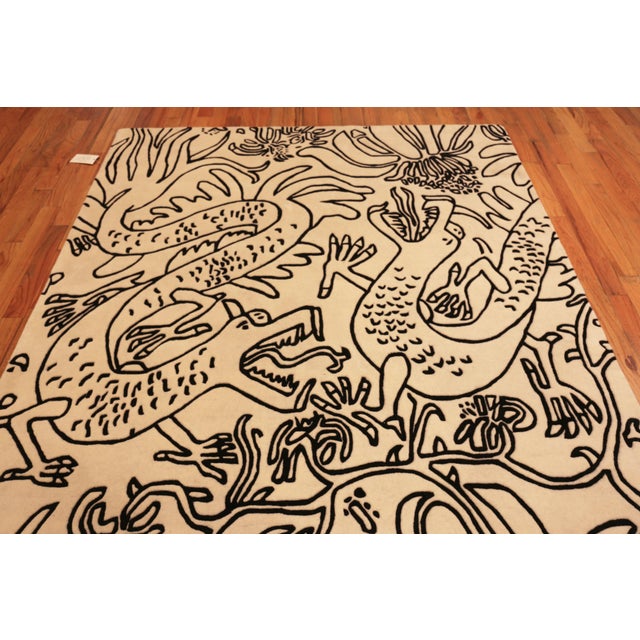 Mid-Century Modern Nazmiyal Collection Vintage Scandinavian Rug For Sale - Image 3 of 10