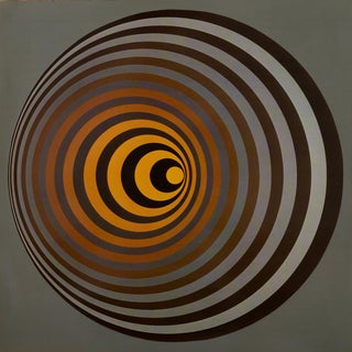 Victor Vasarely, OERVEGN II, Etching For Sale