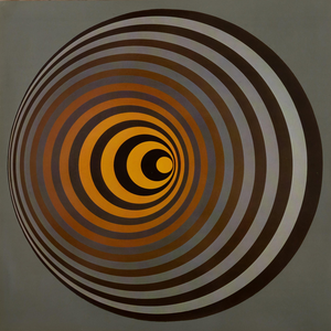 Victor Vasarely, OERVEGN II, Etching