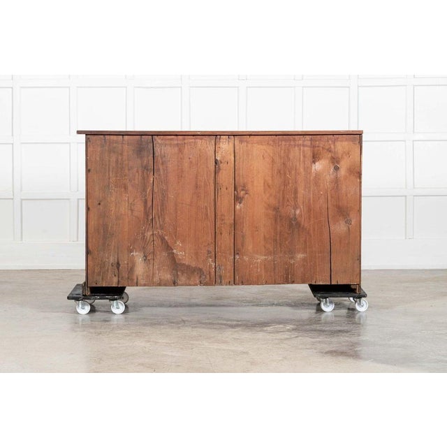 Large 19th Century English Mahogany Haberdashery Drawers, 1890s For Sale - Image 16 of 18