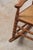 Brown Antique English Bobbin Rocking Chair With Rush Seat For Sale - Image 8 of 10