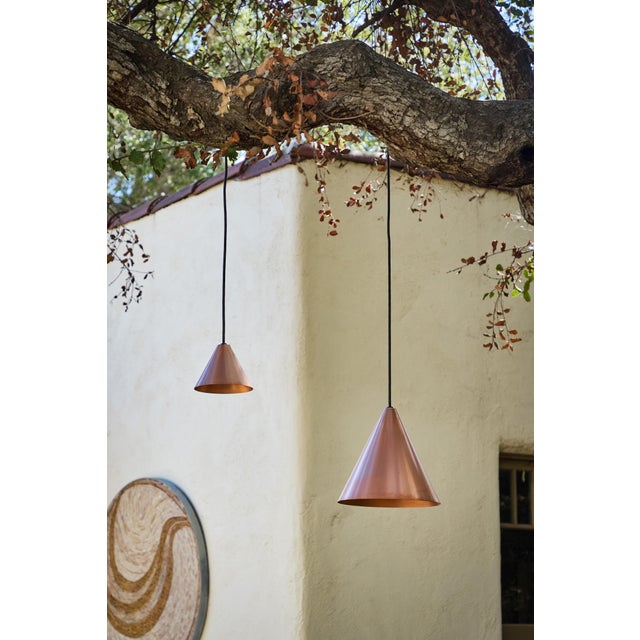 Hans-Agne Jakobsson Raw Copper 'Tratten' Outdoor Pendant For Sale - Image 9 of 12