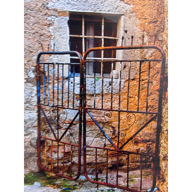 Circa 2009 Ravi Anand "Rusty Gate Lovran, Croatia" Photograph, Numbered + Framed For Sale - Image 12 of 12