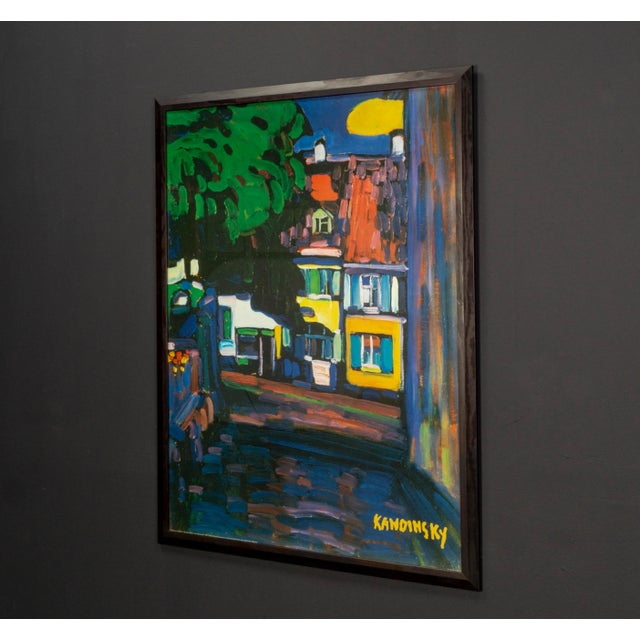 After Wassily Kandinsky, Murnau Houses in the Obermarkt, 1908, Large Art Print, Framed For Sale - Image 3 of 12
