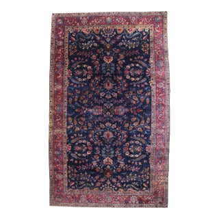 Antique Persian Sarouk Rug - 11'02 X 18'05 For Sale