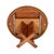 Round Italian Extendable Walnut & Veneer Table For Sale - Image 4 of 9
