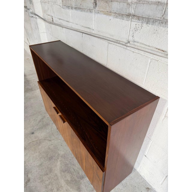 Rosewood Bookcase With Storage Doors Denmark Mid-Century Modern 1960s For Sale In Los Angeles - Image 6 of 10