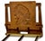 Unusual Antique 1910s Cast Iron American Indian Motif Telescoping Adjustable Size Bookend Rack With Nice Original Paint For Sale - Image 15 of 18