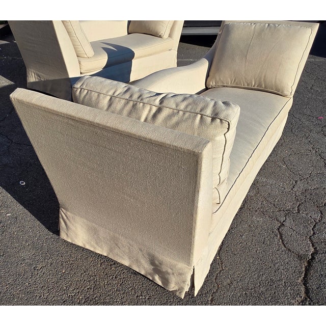 Mid-Century Modern Pair of Donghia Bond Street Daybed Sofas For Sale - Image 3 of 7