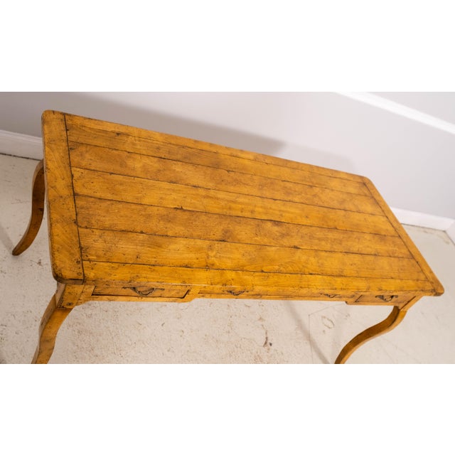 French Country Guy Chaddock Country French Writing Desk W. Drawers For Sale - Image 3 of 12