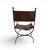 Early 20th Century Pair of Savonarola Style Chairs For Sale - Image 4 of 7
