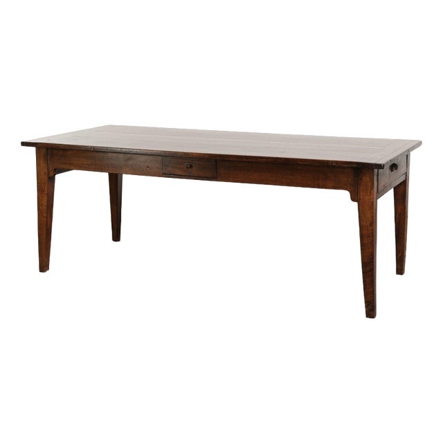 Antique French Oak Table, 1800s For Sale