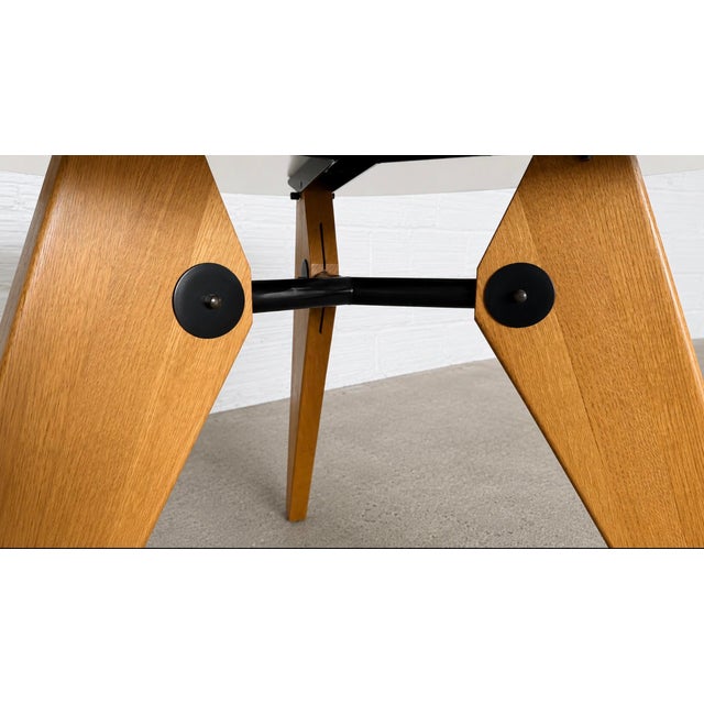 2000 - 2009 Pedestal Table by Jean Prouvé for Vitra, 2002 For Sale - Image 5 of 9