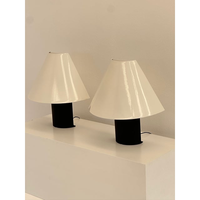 Table Lamps by M. Barbaglia for PAF, 1980s, Set of 2 For Sale - Image 6 of 18