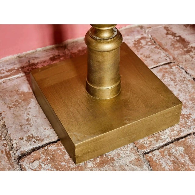 2000 - 2009 Pedestal with Marble Top For Sale - Image 5 of 8