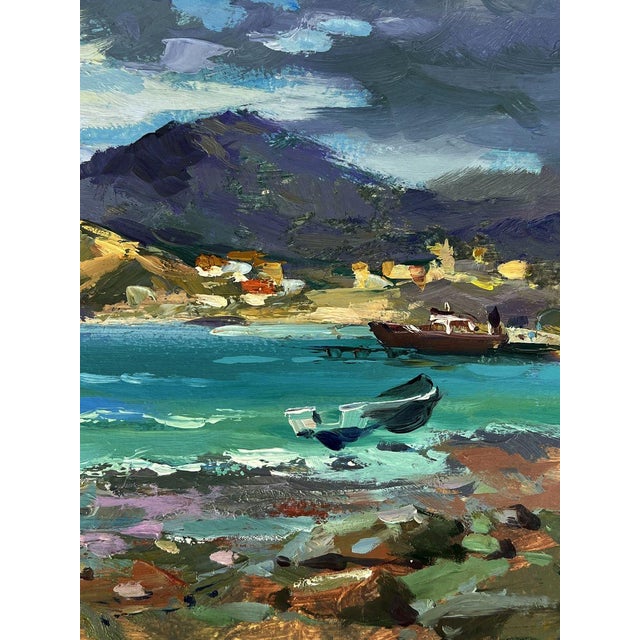 Oil Painting the Sea Before the Storm Yuriy Suprunchuk For Sale - Image 10 of 11