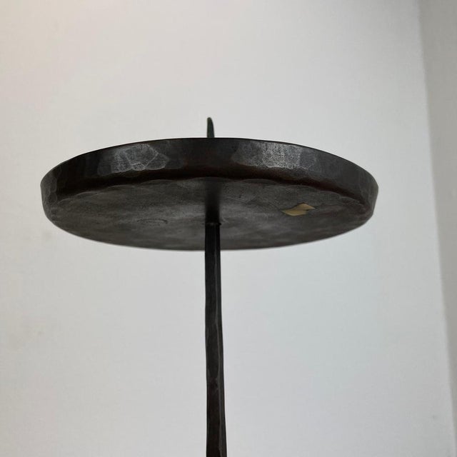 Large Brutalist Bronze Candleholder by Manfred Bergmeister, 1970s For Sale - Image 13 of 18