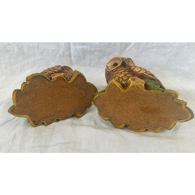 70's MCM Homco Pair of Owls For Sale In Palm Springs - Image 6 of 7
