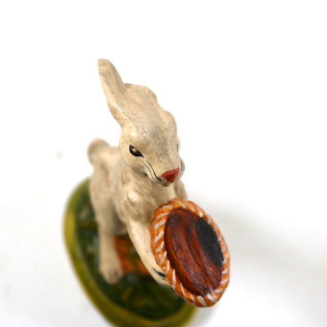 This is a beautifully painted piece of chalkware created in 1994. The piece is 4.75 inches tall and features a standing...