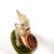 This is a beautifully painted piece of chalkware created in 1994. The piece is 4.75 inches tall and features a standing...