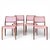 A sophisticated set of six Danish Modern dining chairs designed by Niels O. Møller for J.L. Møllers Møbelfabrik,...