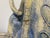 Vintage Jeanne Valentine Oversized Blue Papier-Mâché Cat Sculpture For Sale - Image 12 of 13