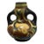 Vintage Gouda Art Deco Hand-Painted Double-Handled Small Vase For Sale