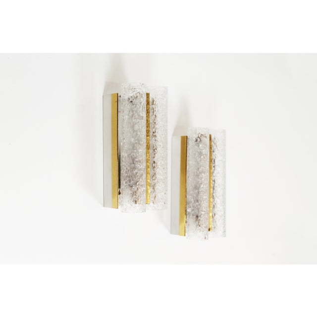 Wall Lamps in Brass and Glass by Doria Leuchten, 1970s, Set of 2 For Sale - Image 10 of 10