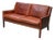 2-Seater Sofa in Cognac Leather by Kai Lyngfeldt Larsen, Denmark, 1960s For Sale