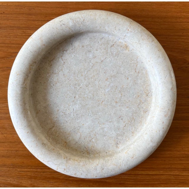 Mid 20th Century Large Round Polished Terrazzo Bowl or Catch All For Sale - Image 5 of 8