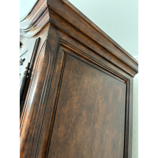 1970s French Provincial Louis XV Lewis Mittman Armoire For Sale - Image 10 of 14