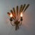 Mid-Century Spanish Gilt Sconce, 1950s For Sale - Image 9 of 11
