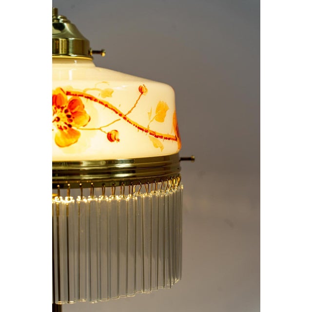 Art Deco Table Lamp with Glass Shade, Vienna, 1920s For Sale - Image 13 of 18
