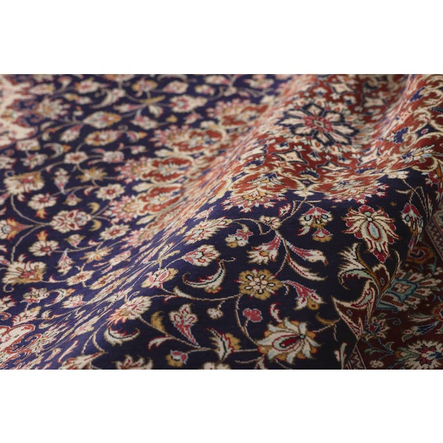 Vintage Persian Qum Rug, 03'04 X 04'10 For Sale In Dallas - Image 6 of 10