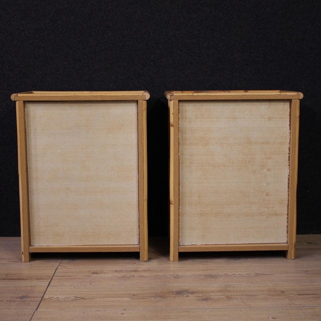 Italian Bedside Tables, 1980s, Set of 2 For Sale - Image 6 of 13
