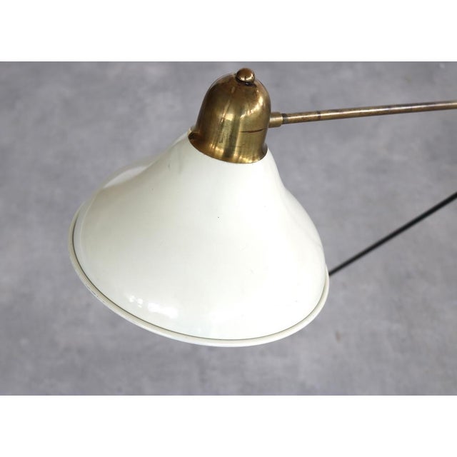 Vintage Floor Lamp in Brass, 1960s For Sale - Image 4 of 11