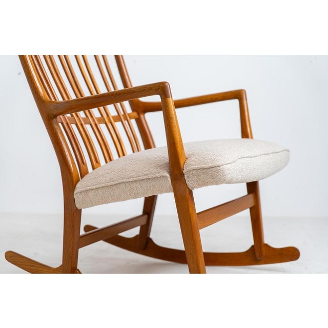 ML33 Rocking Chair by Hans J. Wegner for A. Mikael Laursen For Sale - Image 11 of 17