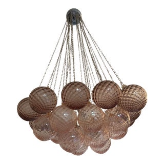 Contemporary Murano Glass Sputnik Chandelier Mazzega Style For Sale
