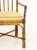 Set of Six Pierce Martin Modern Bamboo and Rattan Wrapped Arm Chairs For Sale - Image 11 of 14