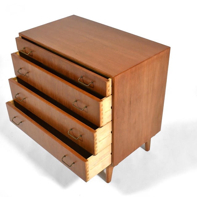 Torben Strandgaard Four-Drawer Danish Teak Dresser For Sale - Image 9 of 11
