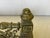 Fine Antique Lions Head Brass Fireplace Fender With Acorn Finials For Sale - Image 11 of 14