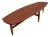 Vintage Mid-Century Modern Drexel Declaration Surfboard Coffee Table - Attributed For Sale
