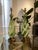 Murano Vintage Italian Murano Green & White Spiral Art Glass Table Lamps – Restored & Rewired - Pair For Sale - Image 4 of 8