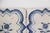 18th Century 18th Century Blue & White Flower Set of Two Tiles, Portuguese For Sale - Image 5 of 12